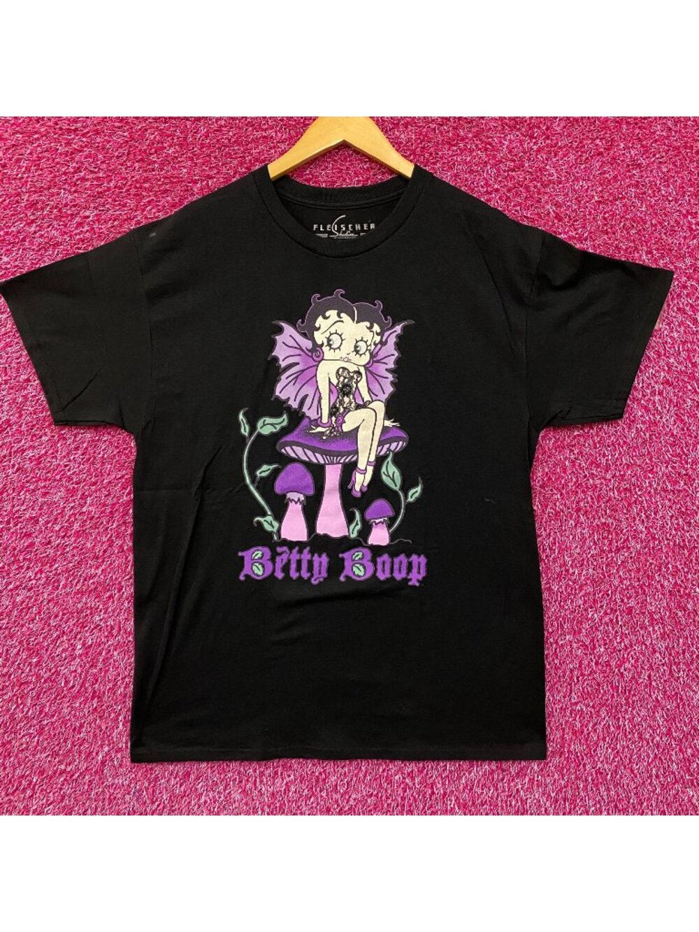 Betty Boop Gothic Mushroom Pixie Animated Movie T-Shirt L